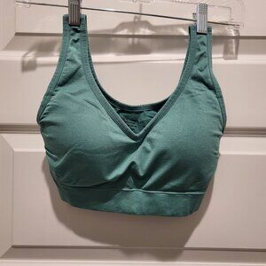 Jockey back smoothing sports bra – teal